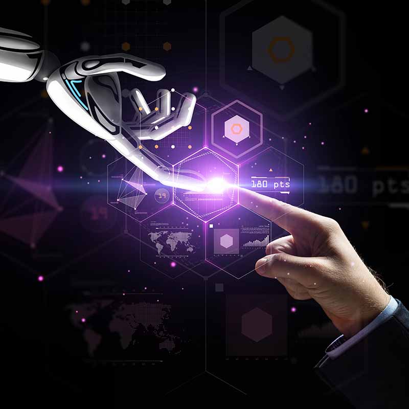 AI and human touching